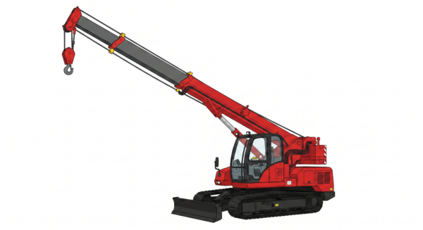 8ton telescopic crane